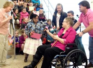 Brookhaven students show love with snowflakes project at Mon Health Medical Center